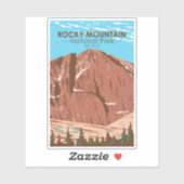Nationaal park van het Rocky Mountain Colorado Lan Sticker (Vel)