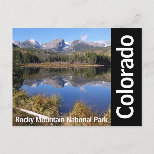Nationaal park van het Rocky Mountain Colorado Spr Briefkaart (Voorkant)