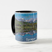 Nationaal park van het Rocky Mountain Mok (Voorkant links)