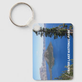 Nationaal park van het schilderachtig meer sleutelhanger (Voorkant)