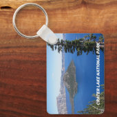 Nationaal park van het schilderachtig meer sleutelhanger (Voorkant)