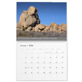 Nationaal park van Joshua Tree Klimaatverandering  Kalender (Jan 2026)