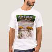 NATIONAAL PARK VAN KATMAI - VERENIGDE STATEN VAN A T-SHIRT (Voorkant)