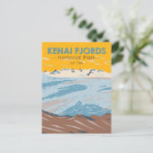 Nationaal park van Kenai Fjords Harding Icefield Briefkaart (Staand voorkant)