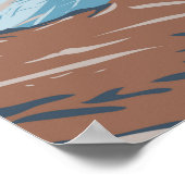 Nationaal park van Kenai Fjords Harding Icefield Poster (Hoek)