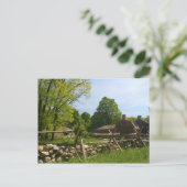 Nationaal park van Minuteman Historic Tavern Briefkaart (Staand voorkant)