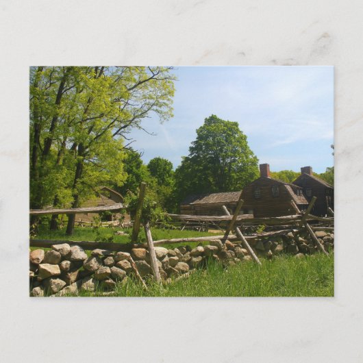 Nationaal park van Minuteman Historic Tavern Briefkaart (Voorkant)