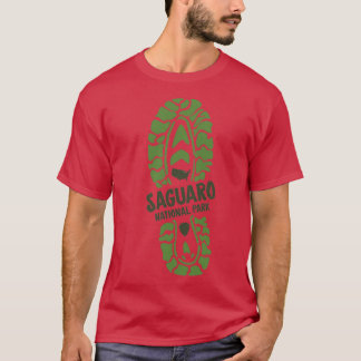 Nationaal park van Saguaro Arizona AZ Hiking Boot T-shirt