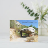 Nationaal park van Sequoia/Briefkaart van Tunnel R Briefkaart (Staand voorkant)