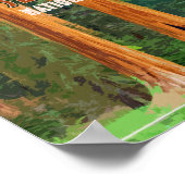 Nationaal park van Sequoia California Poster (Hoek)