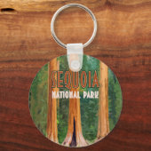 Nationaal park van Sequoia California  Sleutelhanger (Voorkant)