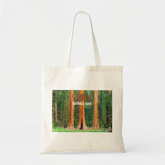 Nationaal park van Sequoia California  Tote Bag (Voorkant)