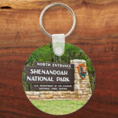 Nationaal park van Shenandoah Noordelijke Intrance Sleutelhanger (Voorkant)