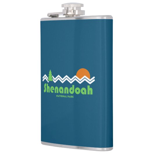 Nationaal park van Shenandoah Retro Heupfles (Links)