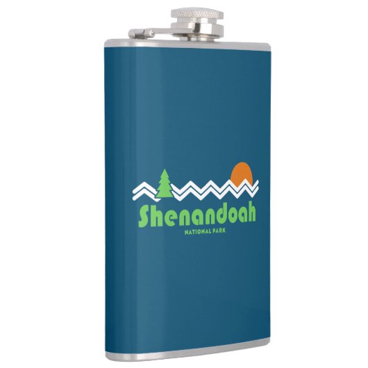 Nationaal park van Shenandoah Retro Heupfles (Rechts)
