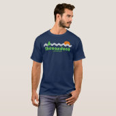 Nationaal park van Shenandoah Retro T-shirt (Voorkant volledig)