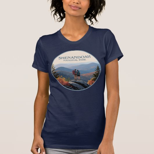 Nationaal park van Shenandoah Virginia T-shirt (Voorkant)
