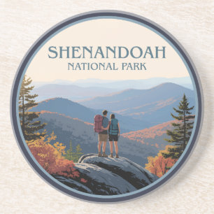 Nationaal park van Shenandoah Virginia Zandsteen Onderzetter