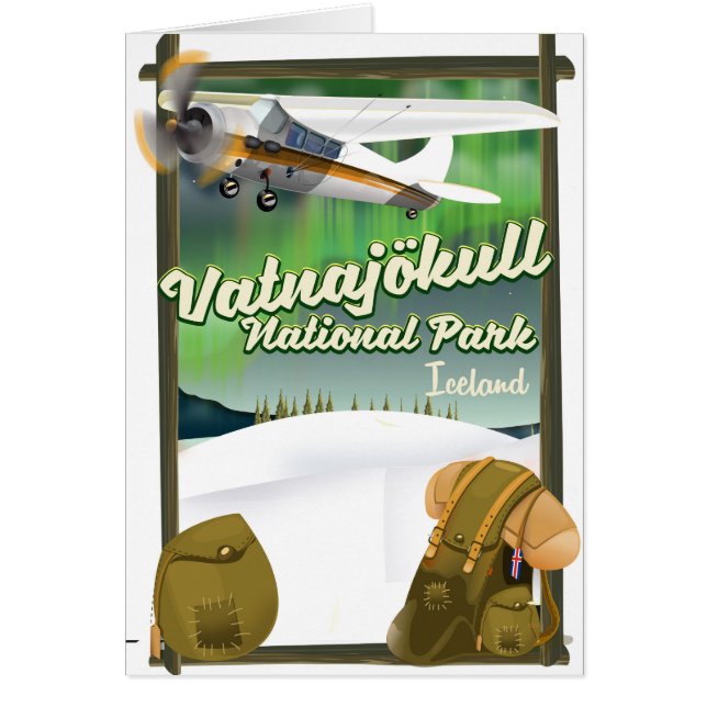 Nationaal park van Vatnajökull IJsland (Voorkant)