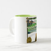 Nationaal park van Vatnajökull IJsland Tweekleurige Koffiemok (Voorkant links)