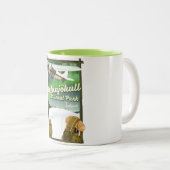 Nationaal park van Vatnajökull IJsland Tweekleurige Koffiemok (Voorkant rechts)