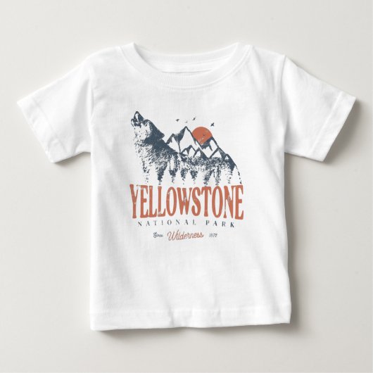 Nationaal park van Yellowstone Wolf Mountains  B (Voorkant)