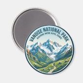 Nationaal park Vanoise Frankrijk Magneet (Voorkant / Achterkant)