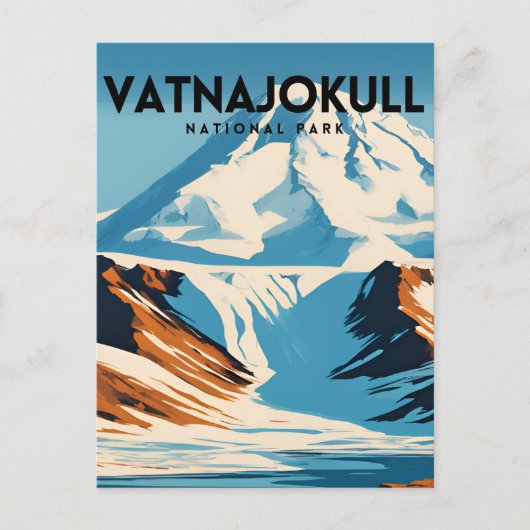 Nationaal park Vatnajokull Briefkaart (Voorkant)