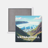 Nationaal park Vatnajökull Magneet (Voorkant / Achterkant)