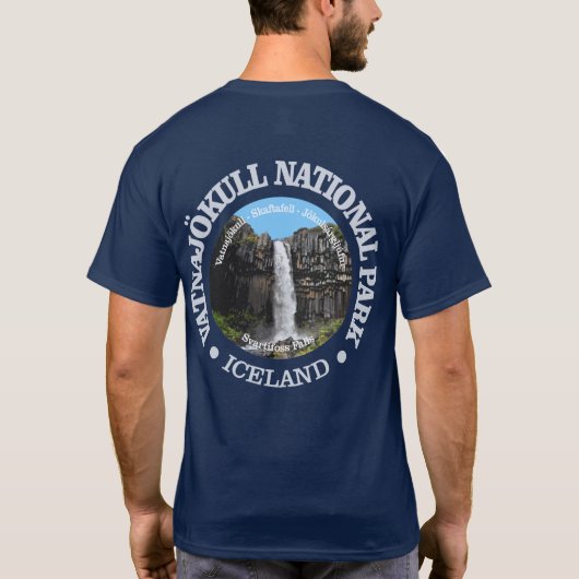 Nationaal park Vatnajokull T-shirt (Achterkant)