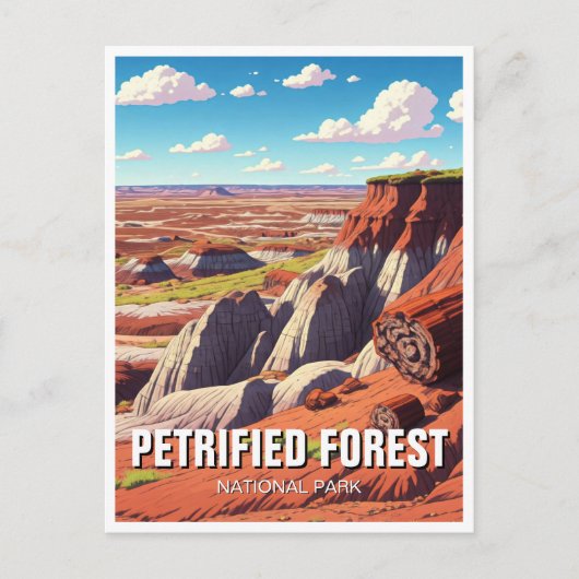 Nationaal park Versteend Woud Briefkaart (Voorkant)