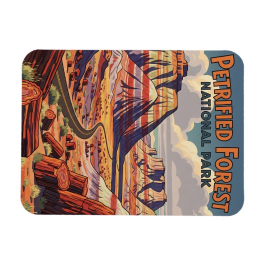 Nationaal park Versteend Woud Magneet (Horizontaal)