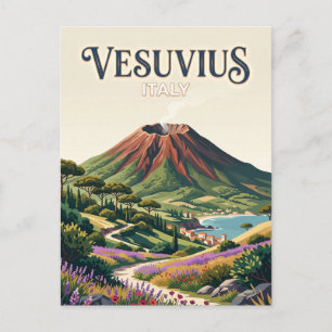 Nationaal park Vesuvius Italië Briefkaart