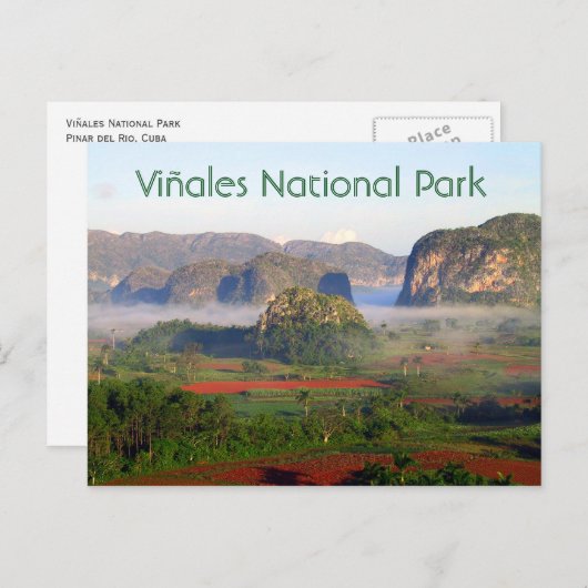 Nationaal park Viñales, Pinar del Rio, Cuba Briefkaart (Voorkant / Achterkant)