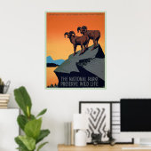 Nationaal Park Vintage Poster (Thuiskantoor)