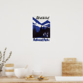 Nationaal park ~ Vintage Revel Poster (Keuken)