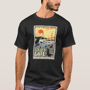 Nationaal Park Vintage San Fra T-shirt