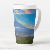 Nationaal park Virunga, DR Congo - Grote vulkaan Latte Mok (Rechterhoek)