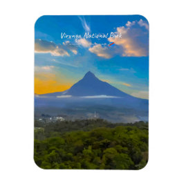 Nationaal park Virunga, DR Congo - Rond vulkanisch Magneet