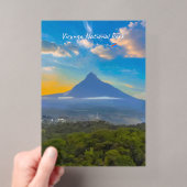 Nationaal park Virunga, DR Congo - Vulkaan Acryl Uitnodigingen (Insitu (Draagbaar))