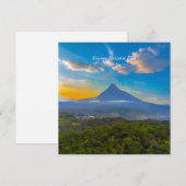 Nationaal park Virunga, DR Congo - Vulkaan Kaart (Voorkant / Achterkant)