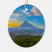 Nationaal park Virunga, DR Congo - Vulkaan Keramisch Ornament (Links)