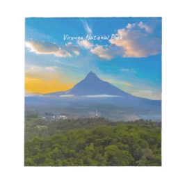 Nationaal park Virunga, DR Congo - Vulkaan Notitieblok