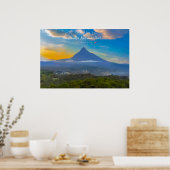 Nationaal park Virunga, DR Congo - Vulkaan Poster (Keuken)