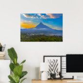 Nationaal park Virunga, DR Congo - Vulkaan Poster (Thuiskantoor)