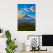 Nationaal park Virunga, DR Congo - Vulkaan Poster (Thuiskantoor)