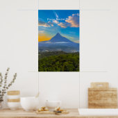 Nationaal park Virunga, DR Congo - Vulkaan Poster (Keuken)