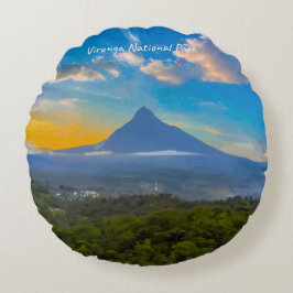 Nationaal park Virunga, DR Congo - Vulkaan Rond Kussen