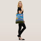 Nationaal park Virunga, DR Congo - Vulkaan Tote Bag (Op model)