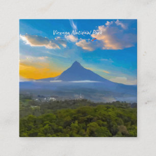 Nationaal park Virunga, DR Congo - Vulkaan Vierkante Visitekaartje